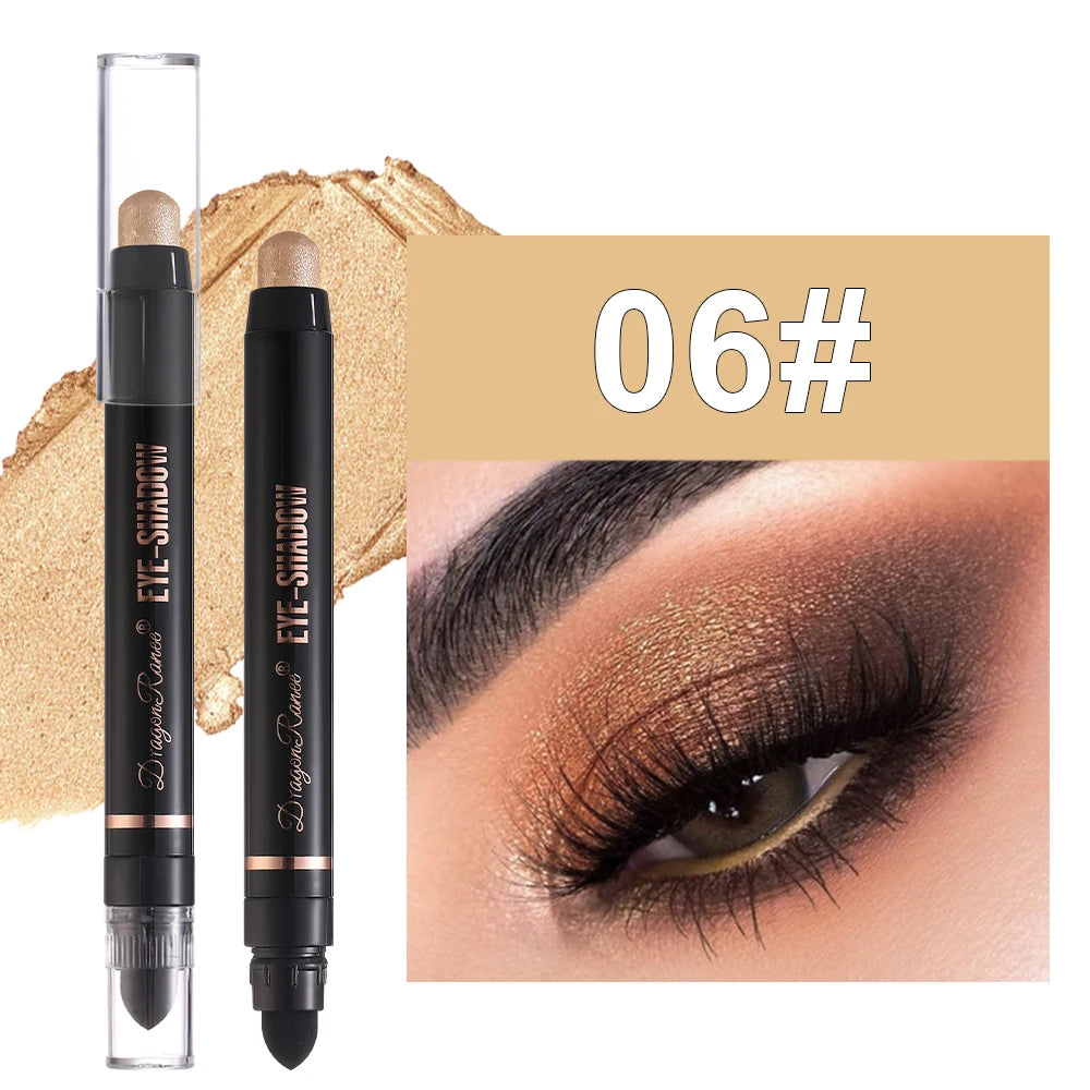 Eyeshadow Pen Pearlescent Liquid Waterproof With One Touch Application For All Day Wear Silky Shimmering