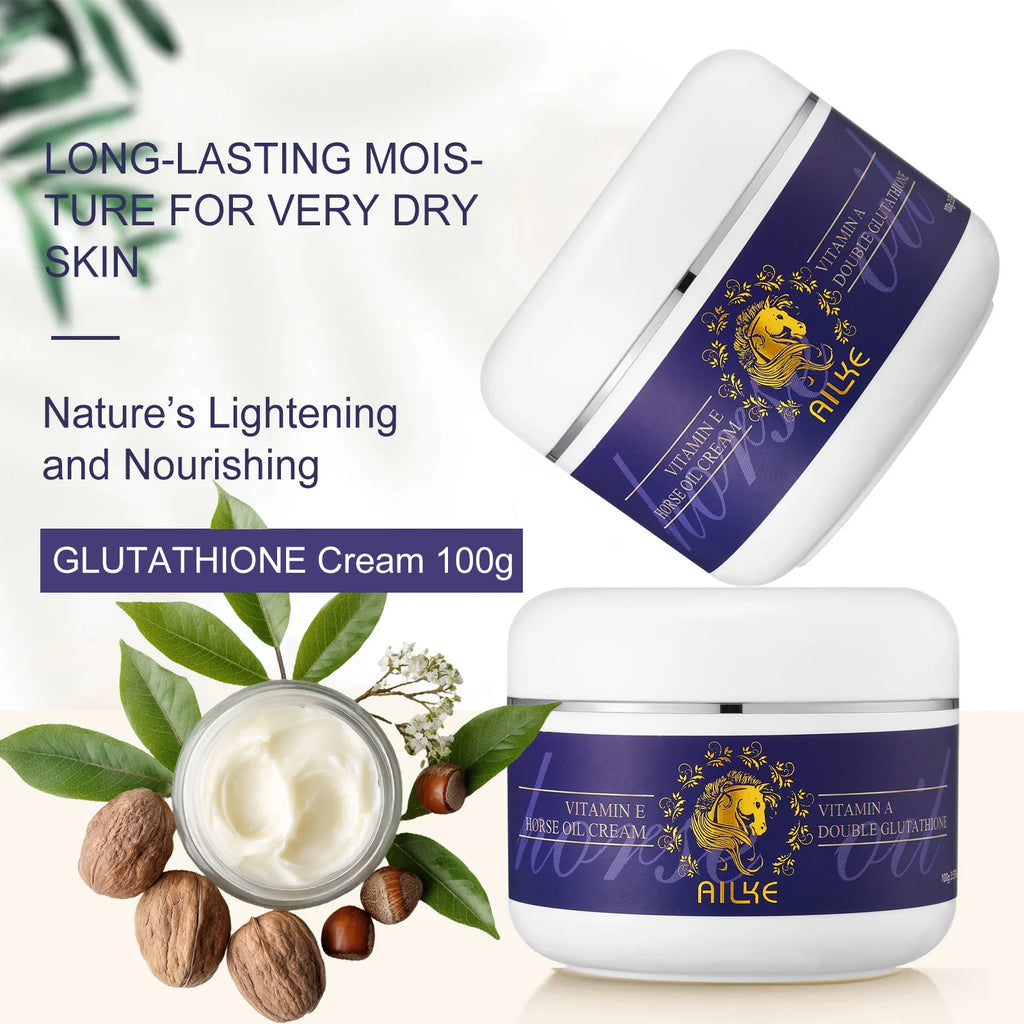 AILKE 5-in-1 Glutathione Skin Whitening Care Set for Face and Body