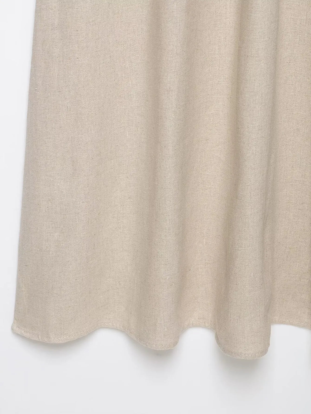 Slimming Sleeveless Pleated A-Line Dress High Waist V-Neck Street Style Casual Commute Dress for Women Fashionable Simple Chic