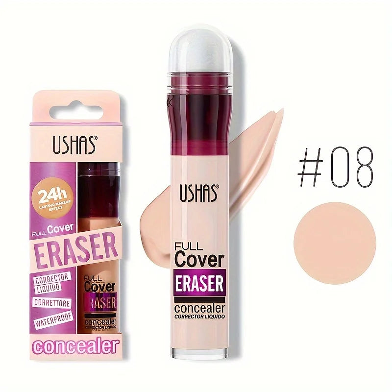 New Sponge Head Concealer For Dark Circles Freckles Acne Pigmentation And Blemishes Long Lasting Moisturizing Liquid Foundation