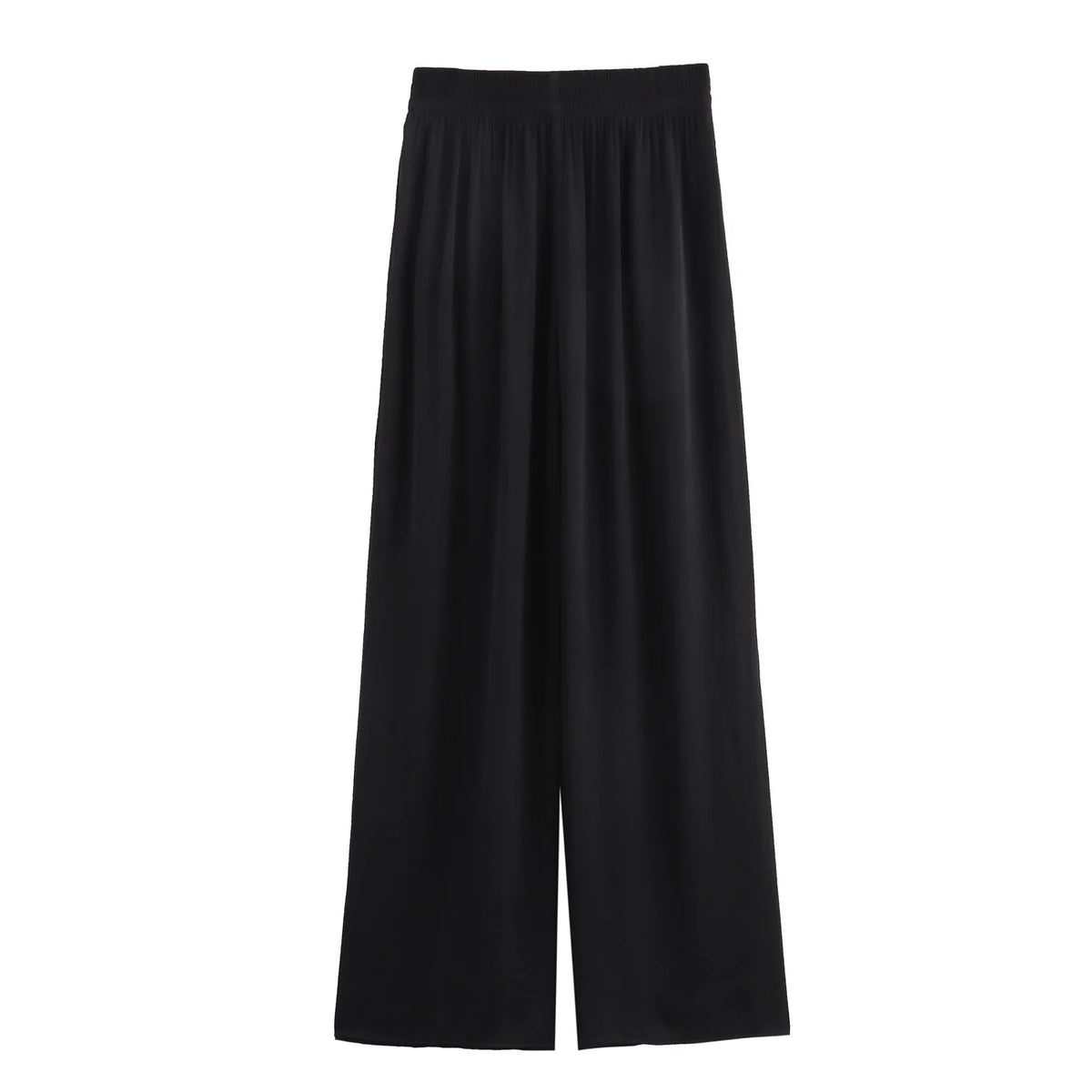 KONDALA Women's Wide Leg Pants - Casual Elastic Waist Trousers Pink