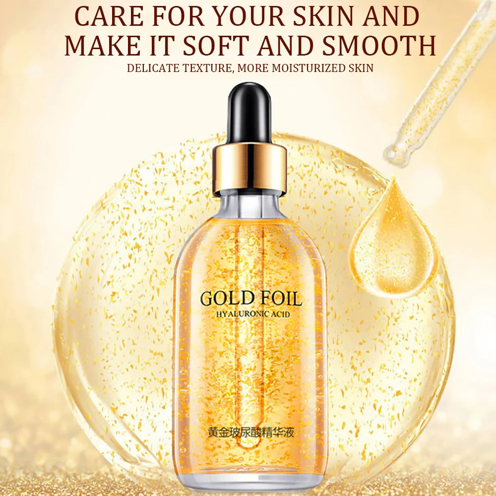 24k Gold Hyaluronic Acid Nicotinamide Face Serum - 100ml