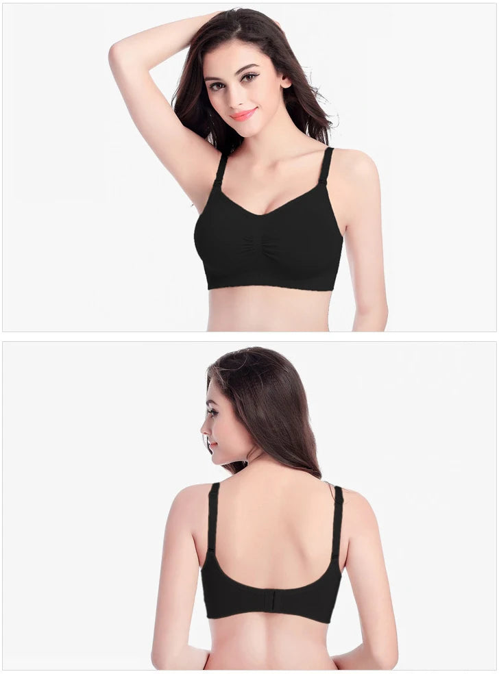 1/3pcs Breastfeeding Bras Maternity Nursing Bra for Feeding Nursing Underwear Clothes for Pregnant Women Wirefree Breathable Bra