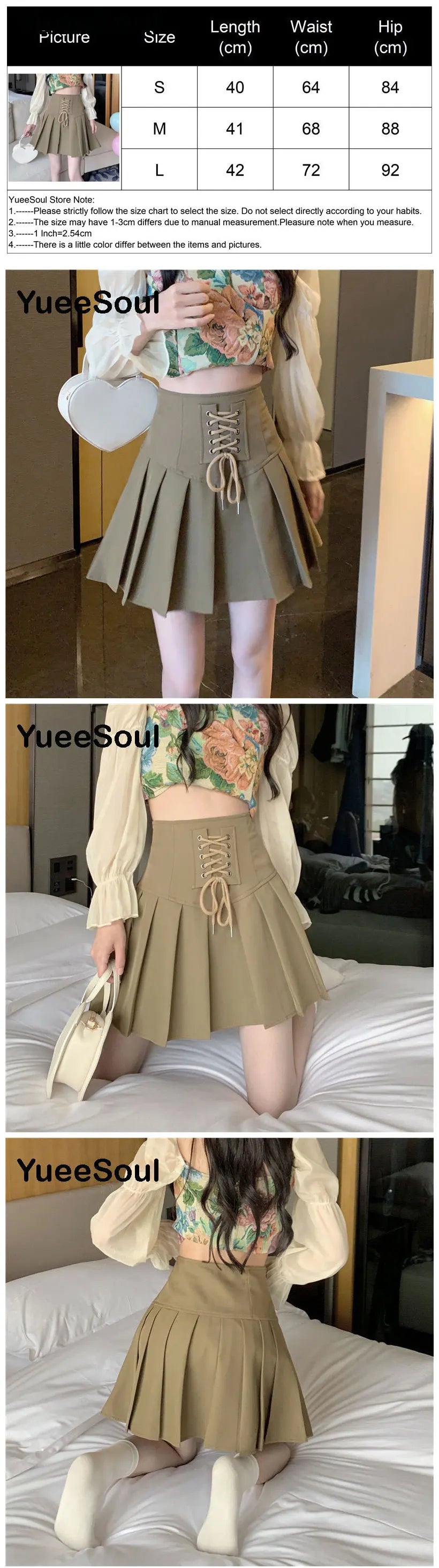 Brown Mini Skirts 2023 New Y2K Vintage High Waist Women Pleated Skirt Chic Sweet Cute Preppy Style Casual 90s E Girl Dance Skirt