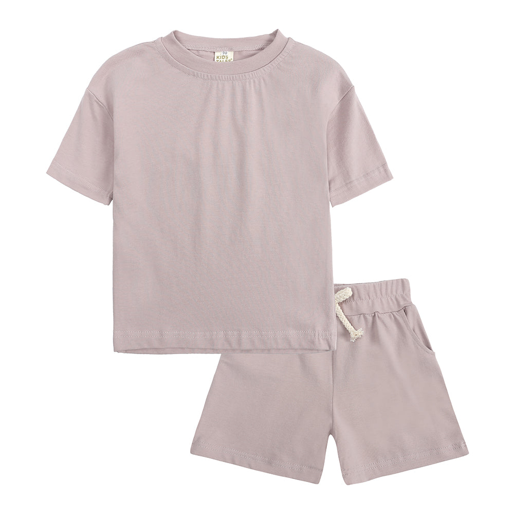 Kids Tales Unisex Children's 2-Piece Cotton Summer Outfit Set