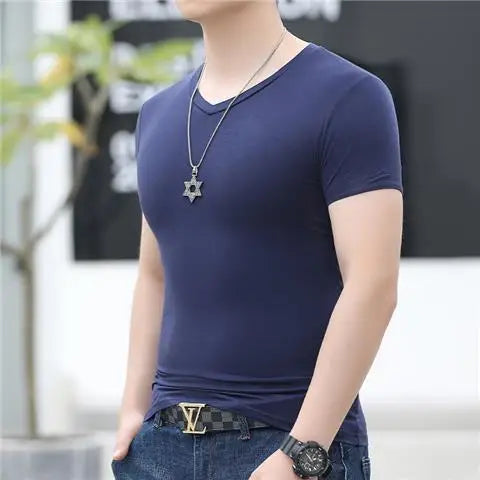 Men's Oversized T-Shirt - Breathable Casual Short Sleeve Tee 6XL