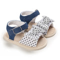 2025 New 0-18M Summer Newborn Baby Girls Boys Sandals Shoes Butterfly Flat With Heel Soft Bottom Anti Slip Shoes