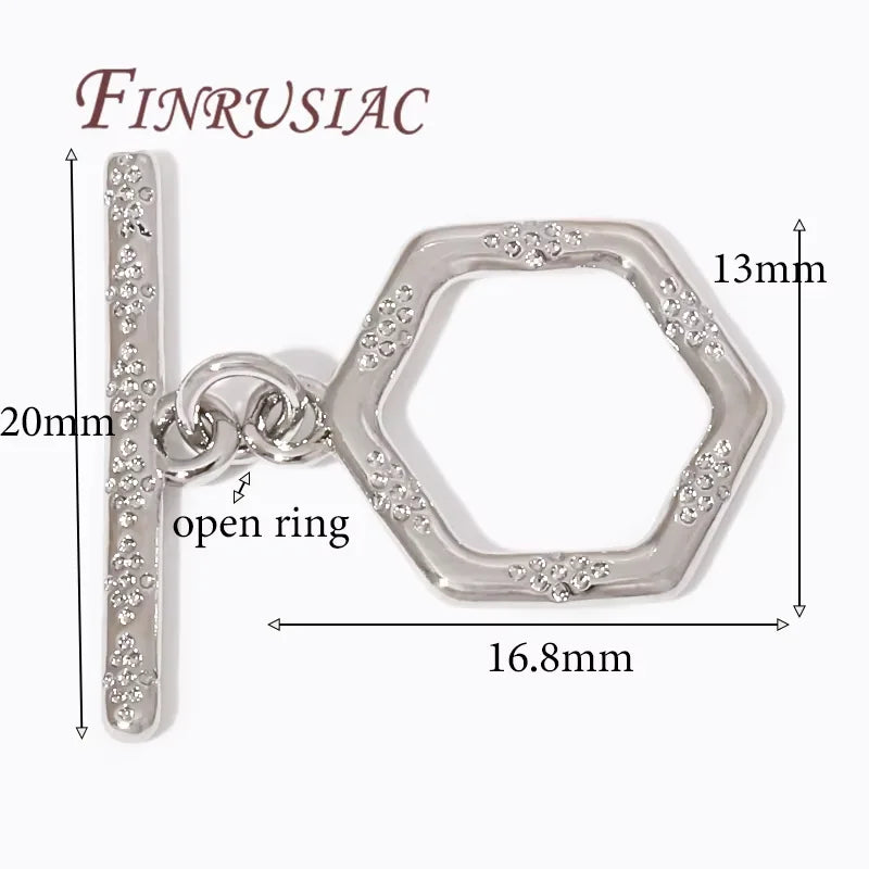 18K Gold Plated Toggle Clasps For Jewelry Making Premium Brass Craft Supplies For DIY Jewelry