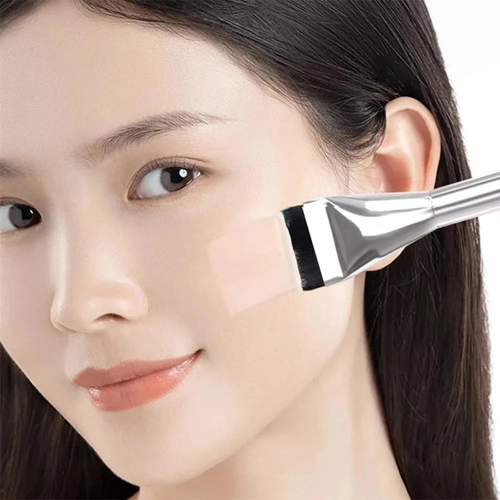-New Foundation Brush Korean Makeup Brush Ultra-Thin One-Line Mask Brush Primer Concealer Brush