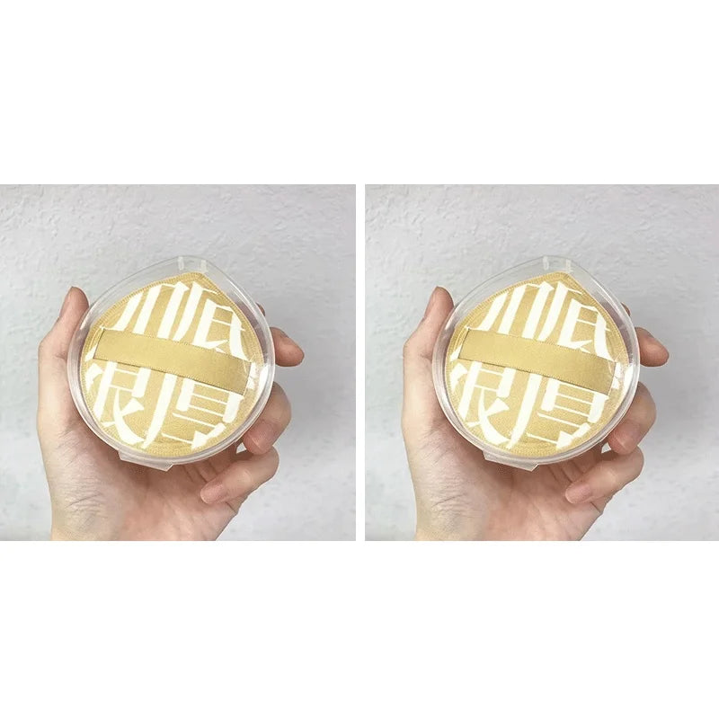Air Cushion Cosmetic Puff Set with Storage Box - 6cm Soft Sponge