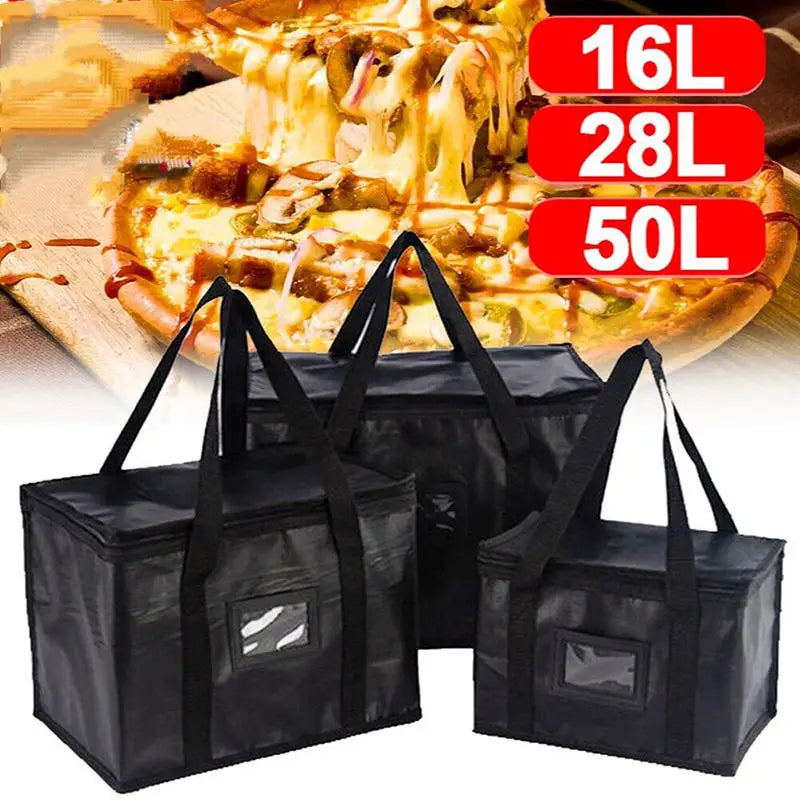 70L Insulated Thermal Cooler Bag Insulation To Keep Cold Large Capacity Portable Lunch Bag Zip Picnic Camping Tin Foil Food Bag
