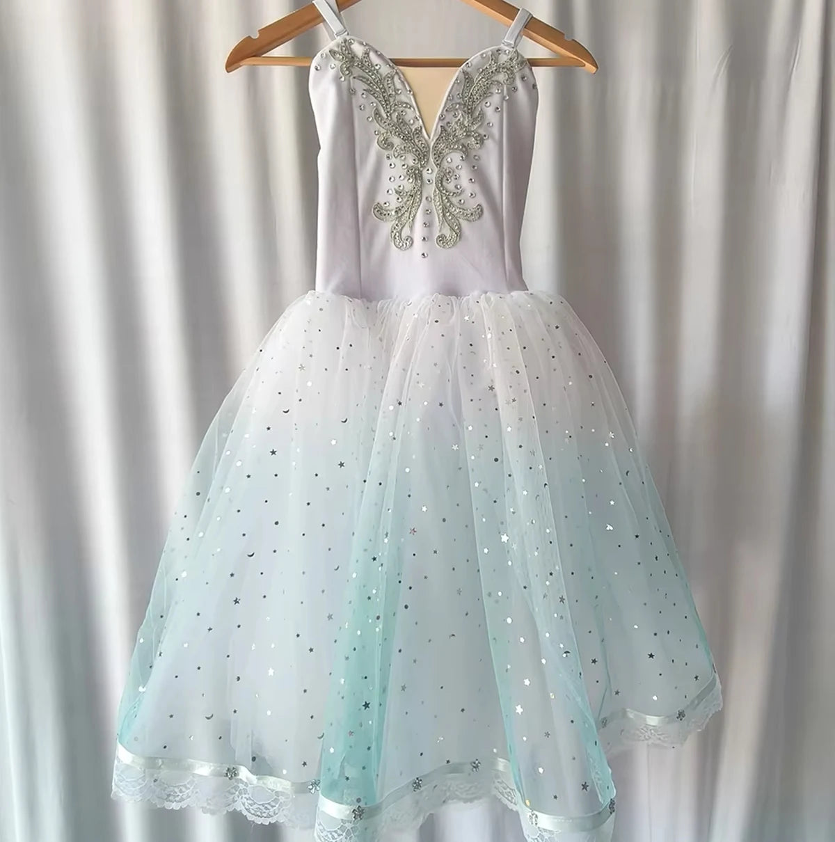 Professional Tutu Long Romantic Tutu Flower Suspender Ballet Swan Lake Ballet Ladies Children Girl Fairy Ballet Costume Women
