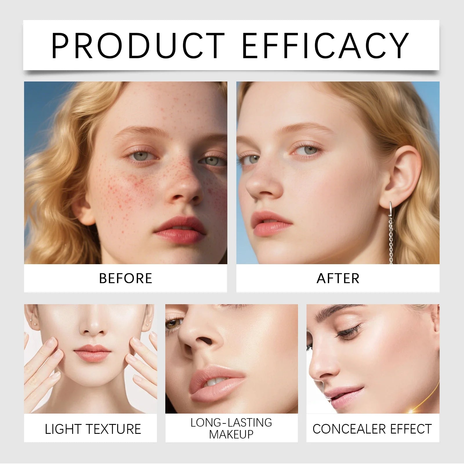 AMZ 13g Darkening Skin Blotting Duo-Action Foundation Stick is a Natural, Moisturizing, Refreshing, Lightweight