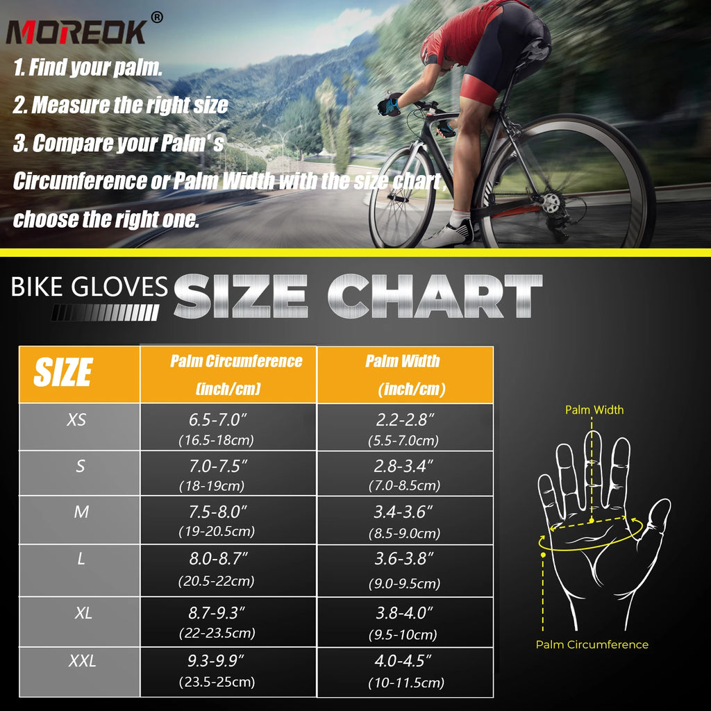 Racing Gloves Motocross Sports Gloves Breathable Non-slip MTB Road Bike Cycling Gloves Touch Screen Bicycle Gloves Men Women