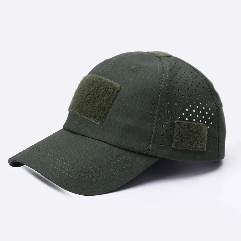 1/2Pcs New Men Camouflage Baseball Cap Breathable Sunscreen Hat Outdoor Sports Hunting Hiking Camping Beach Fishing Sun Hat