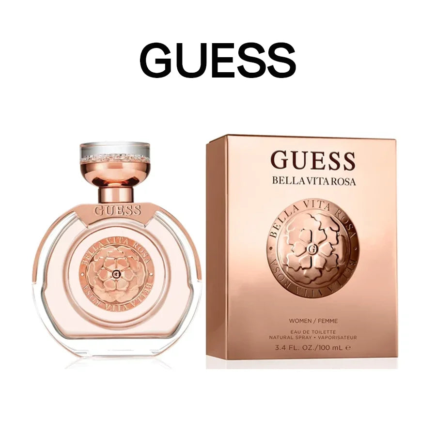 Guess Ladies Bella Vita Rosa EDT Spray 100ml Floral-Fruity Scent Women's Perfume—Original, Authentic, Long-Lasting Fragrance
