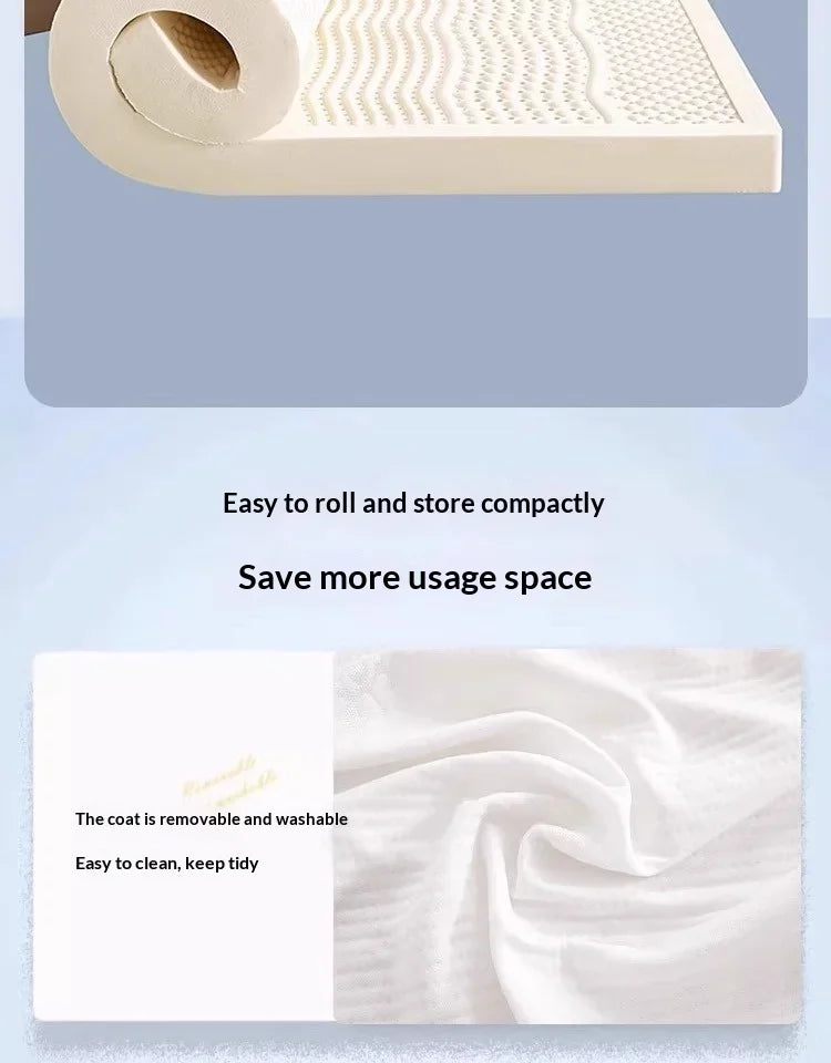 Filler latex non-full latex Furniture Mattresses Latex Mattress Topper Firm Support Breathable Bedroom Mattress Hypoallergenic