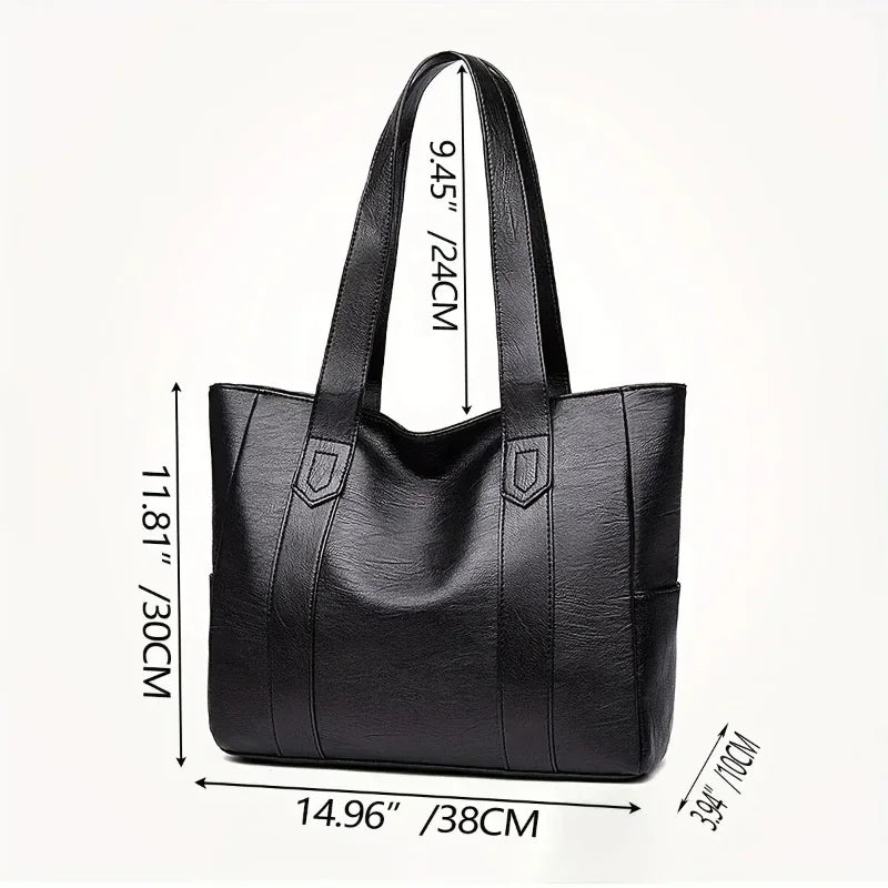 Large Capacity Tote Bag For Women Low-key High-end Texture Shoulder Bag Holiday Travel Tote Bag Korean Version Large Capacity