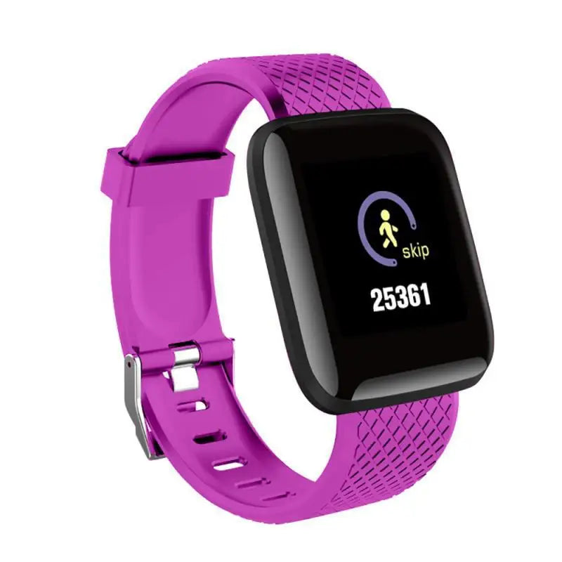 116plus Smart Watch Hombres y Mujeres Pantalla Táctil Completa Reloj Deportivo de Fitness Hombre IP67 Impermeable Bluetooth para Ios Android Smartwatch