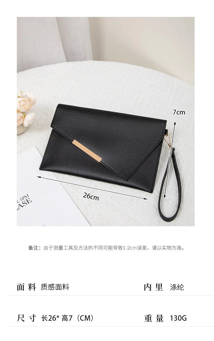 Fashion High-end Women Envelope Bag Luxury Clutch Purse Early Spring New Style All-match Small Bag
