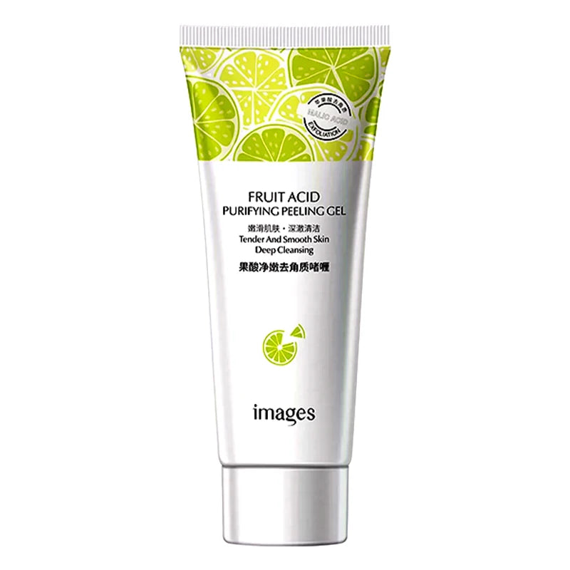 Natural Fruit Acid Peeling Gel Facial Cleansing Scrub Cream Deep Clean Moisturizing Nourishing Gentle Face Cleanser Skin Care