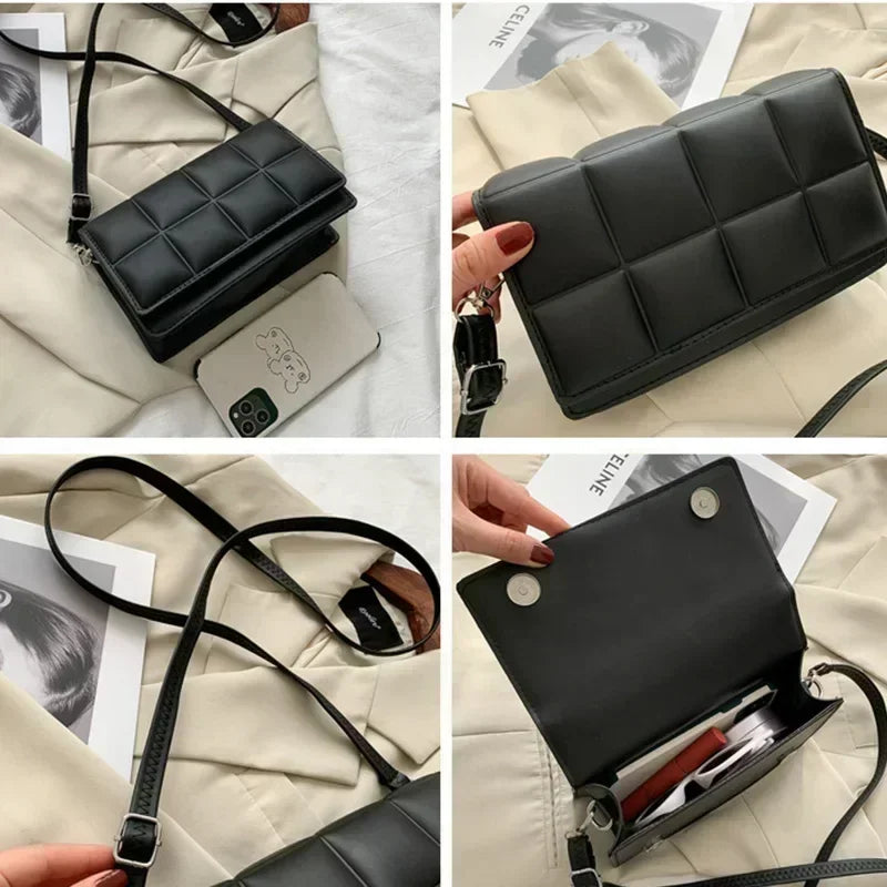 Women's Bag Fashion PU New 2024 Female Literary Single Shoulder Bags Minority Design Cross Body Fashion Handbags Bolsos