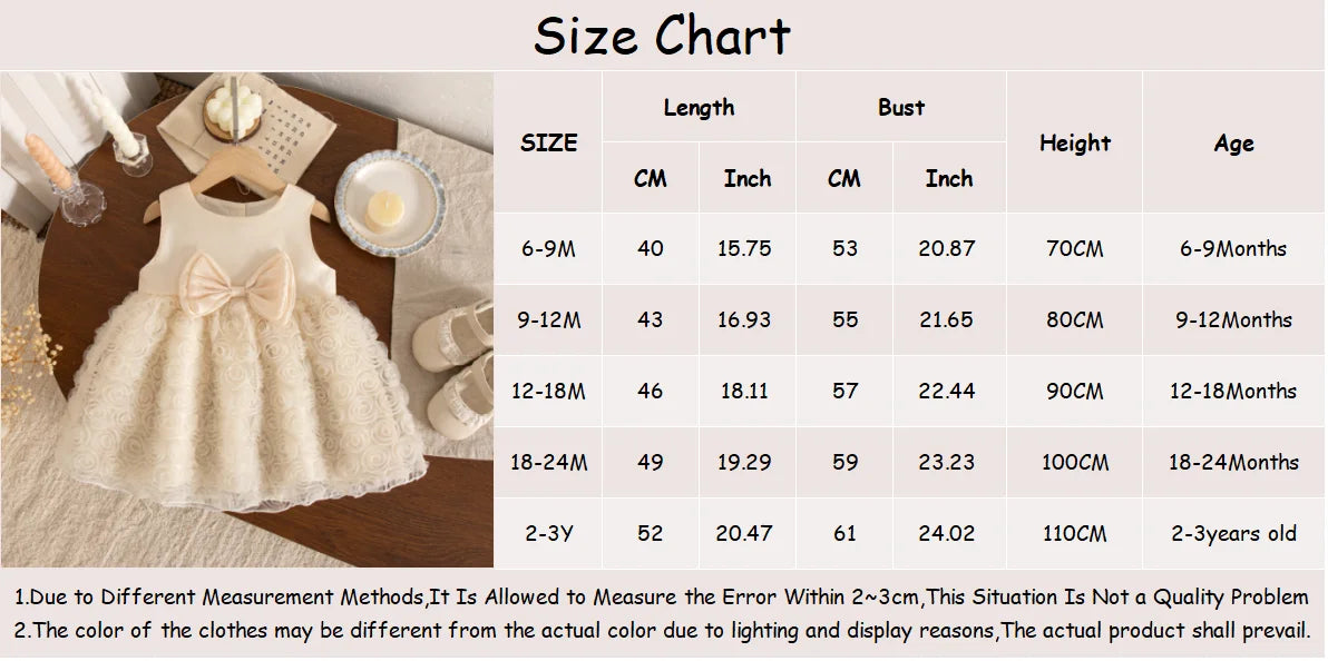 Baby Girls' Dress Summer Cute Flower Bowknot Baby Dress Sweet Princess Girls Dress Baby Girl Clothing ﻿