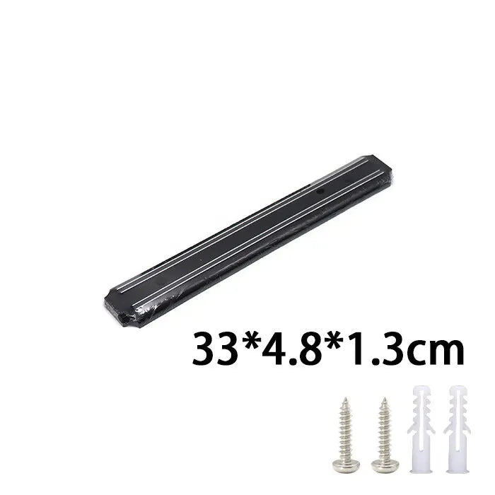 Soporte magnético para cuchillos, montado en la pared de la cocina, herramientas, absorbente, estante simple multifuncional, tira de plástico