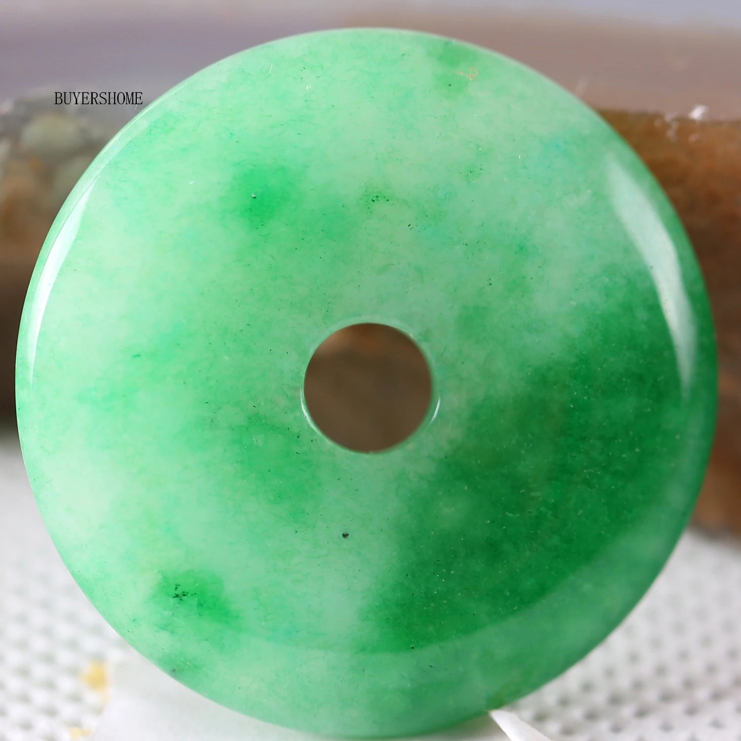 Women'S Pendat Natural Stone Green Jades Four Leat Clover Animal Frog Sea Turtle Gem Cross Bead Necklace Pendant