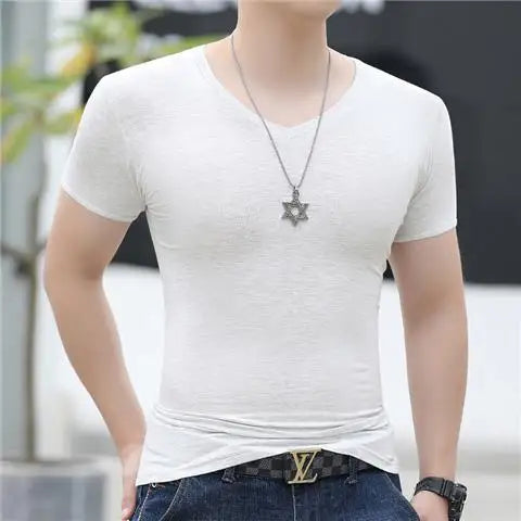 Men's Oversized T-Shirt - Breathable Casual Short Sleeve Tee 6XL