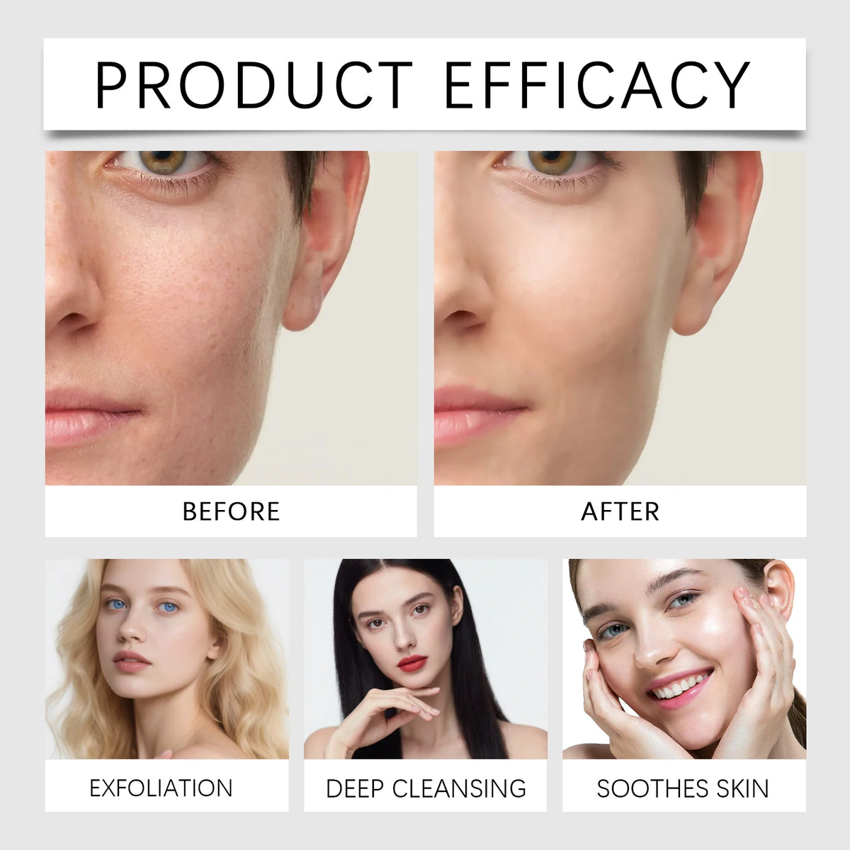 Eelhoe White and Black Rice Exfoliating Hydrating Serum - 100ml