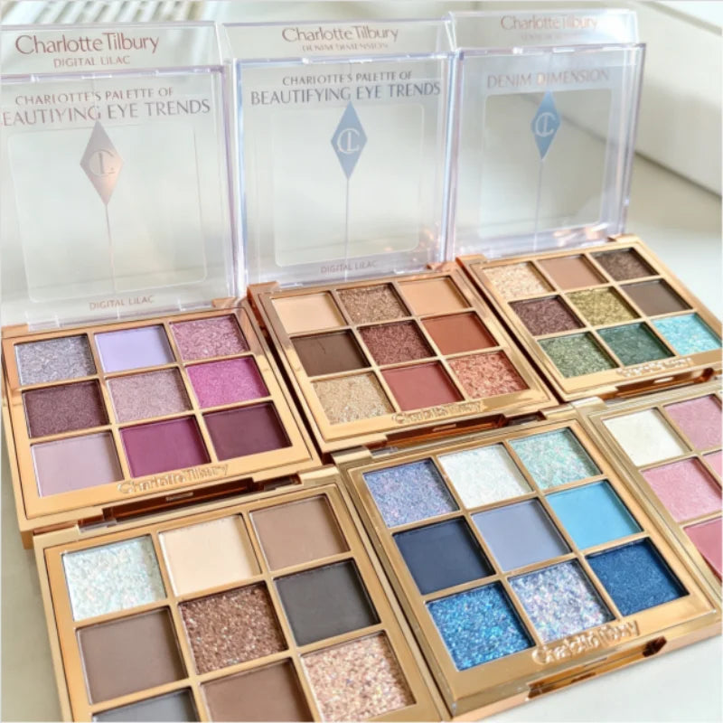 fashion Easy Apply Blusher Lasting Brighten Charlotte Makeup Tilbury 4/6/9 Colors Eye Shadow Disc Waterproof Eye Shadow Palette