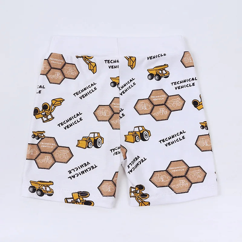 Toddler Boys Sporty 2-Piece Cotton Blend T-Shirt and Shorts Set