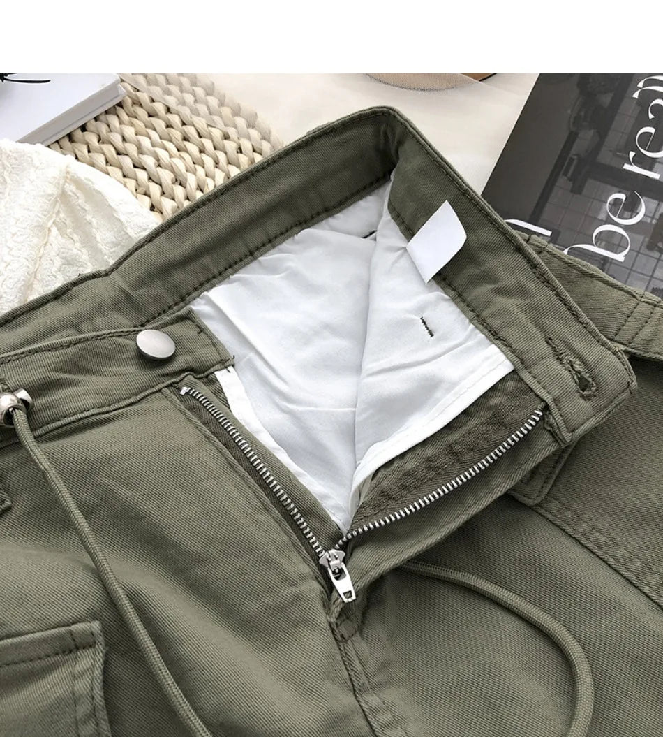New in Women Summer Drawstring High Waist Denim Package Hip Half-body Skirt Korean Fashion Vintage Versatile Skirt Women Clothes