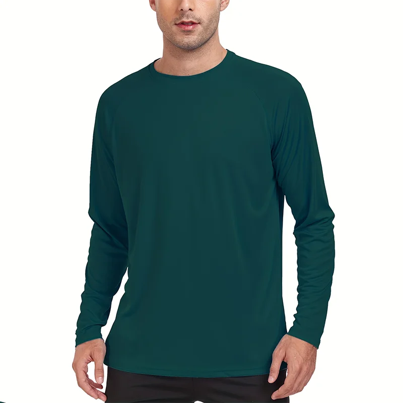 Men's UPF 50+ Long Sleeve T-Shirt - UV Sun Protection Quick Dry