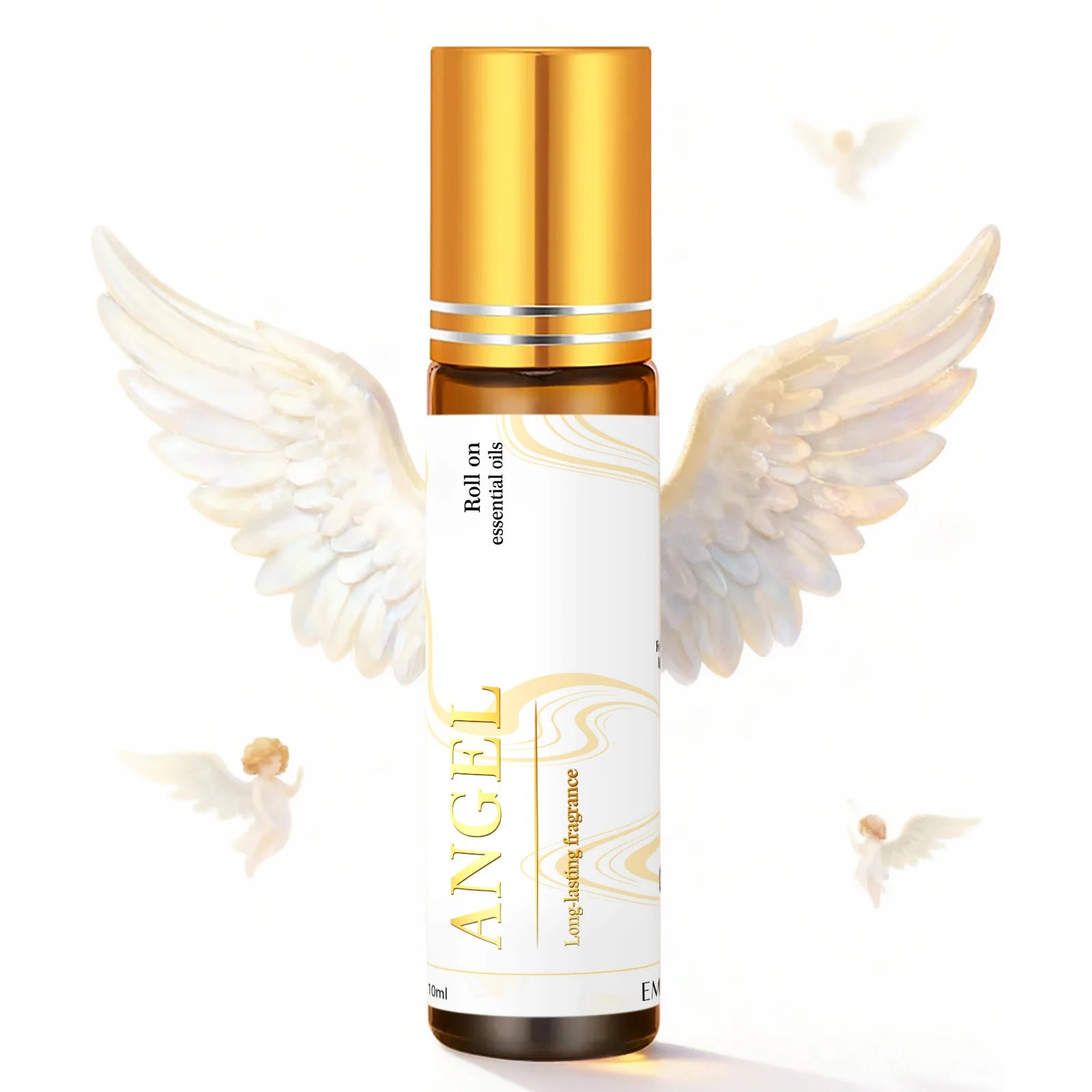 10ml Angel Roller Essential Oil  Rollerball Perfume Long Lasting Scent Mini Holiday Gifts