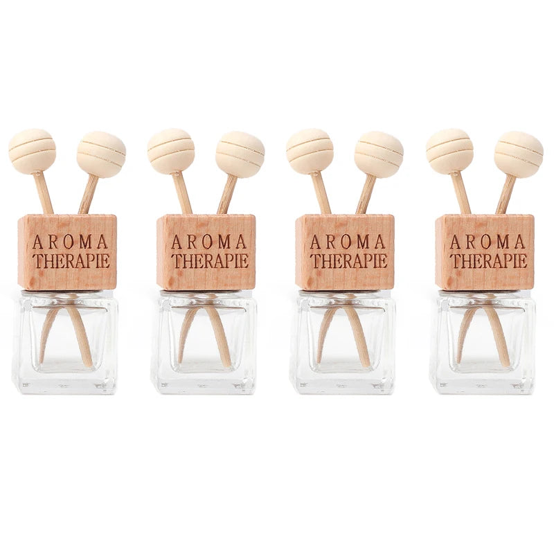8ml Car Air Vent Perfume Bottle Clip - Glass Diffusion Jar