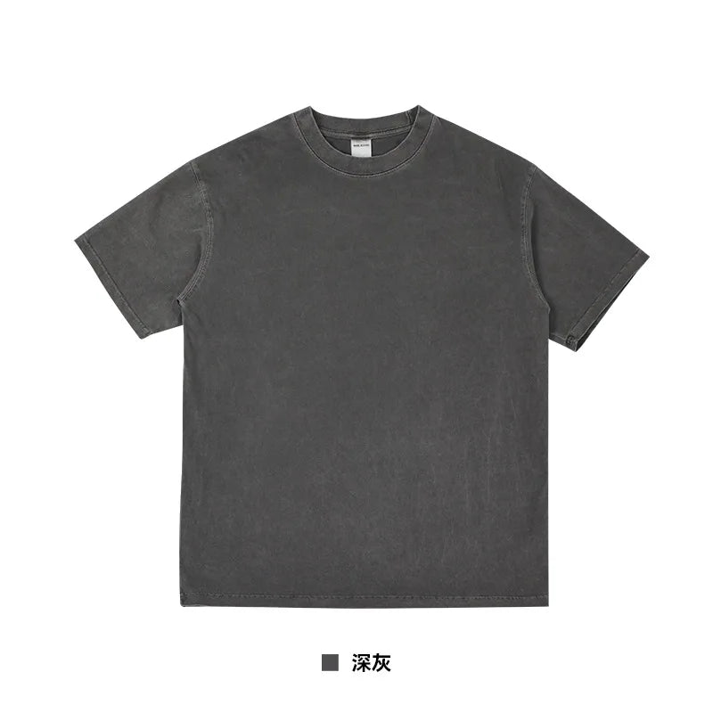 Oyao Men's Casual T-Shirt - Short Sleeve Cotton Blend, Moisture Wicking