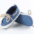 Four Season Blue Main Picture Comfortable and Lightweight Walking Shoes 0-12 Months Soft Sole Anti Slip Crawling Shoes