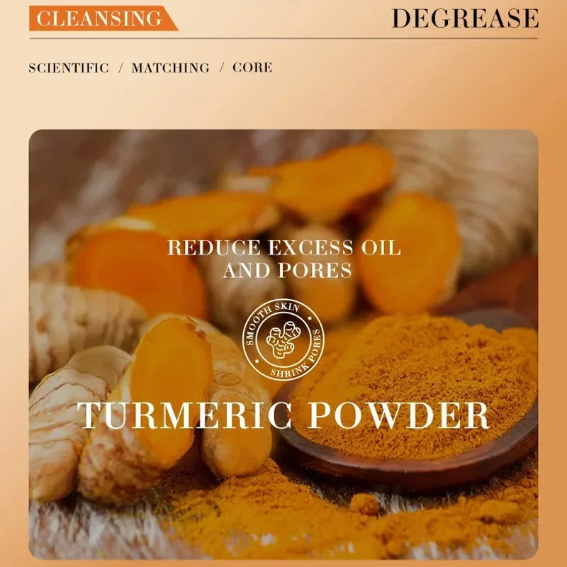 Natural Turmeric Soap Body Cleaning Lightening Dark Underarm Leg Bath Cleansers Brightening Face  Soap Tender Skin Care Beauty