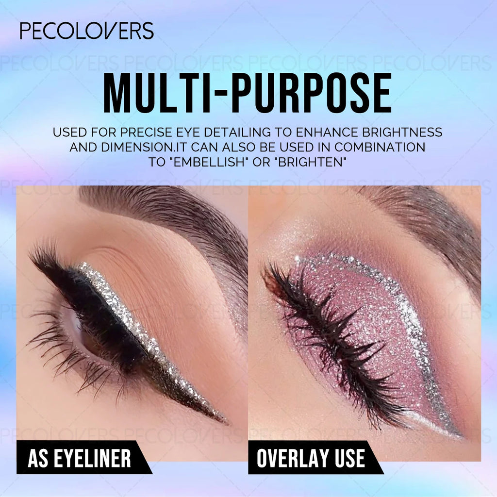 Pearl Diamond Eyeliner Liquid,Sparkling Eye Shadow,Everyday Makeup, Highshine Finish,Waterproof Makeup