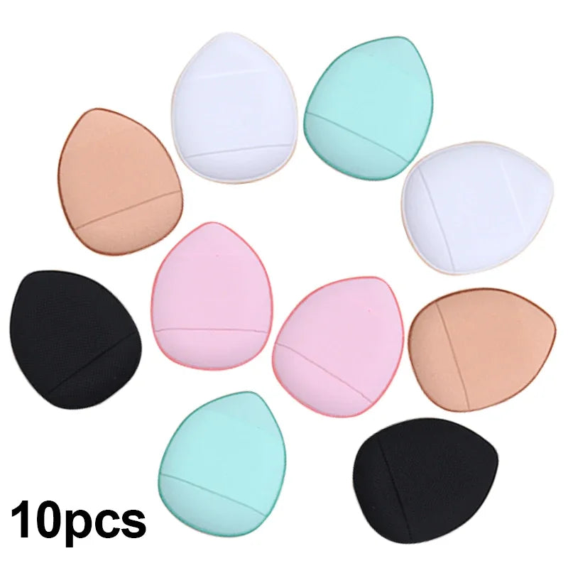 Mini Finger Puff Foundation Sponge Set 5Pcs For Flawless Face Makeup Air Cushion Concealer Tools For Beginners