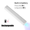 YIKOOLIN Rechargeable Handheld UV LED Nail Lamp 3W Portable Mini Gel Polish Dryer 2 Timer Setting USB Charging Manicure Tool Hom