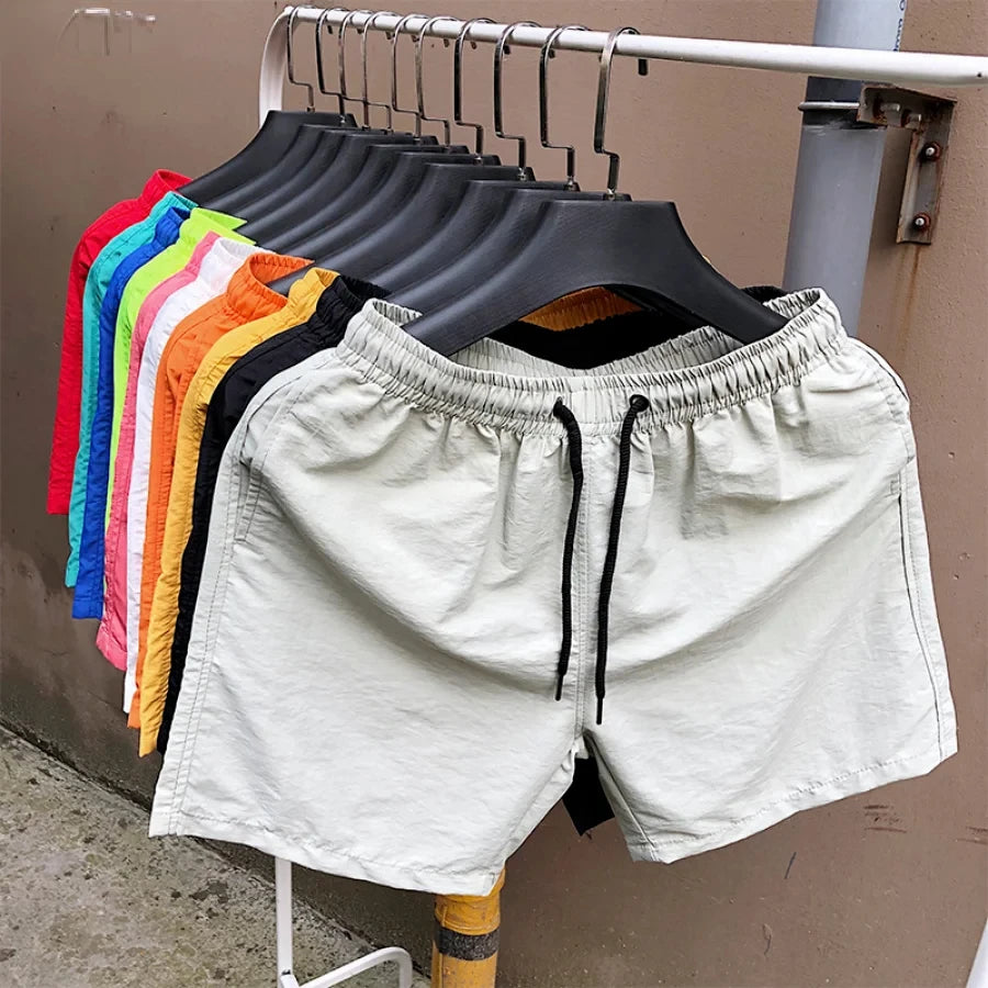 2025 Summer Men'S Swimwear Swim Shorts Trunks Beach Board Shorts Swimming Pants Mens Running Sports Surffing Shorts Male M-5Xl