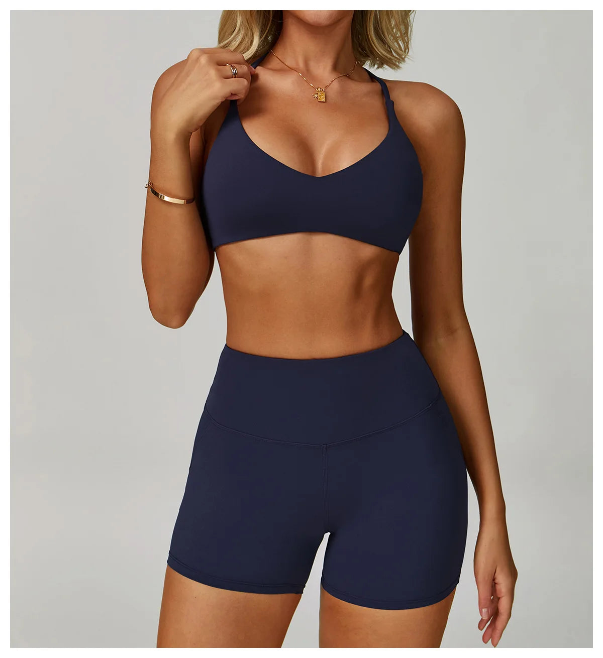 Hearuisavy Breathable Sports Bra Women Quick Drying ShockProof Gym Workout Top Casual Yoga Clothing Push Up Running Fitness Bras