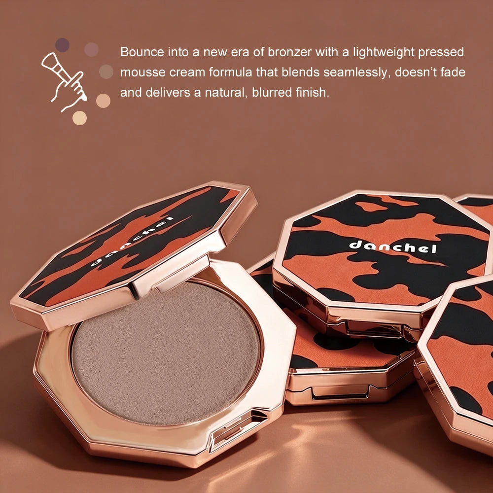 Mousse Bronzer Contour Cream Natural Soft Focus Skin Smoothing 3D Contour Waterproof Sweat-proof Resists Transfer Contour Cream