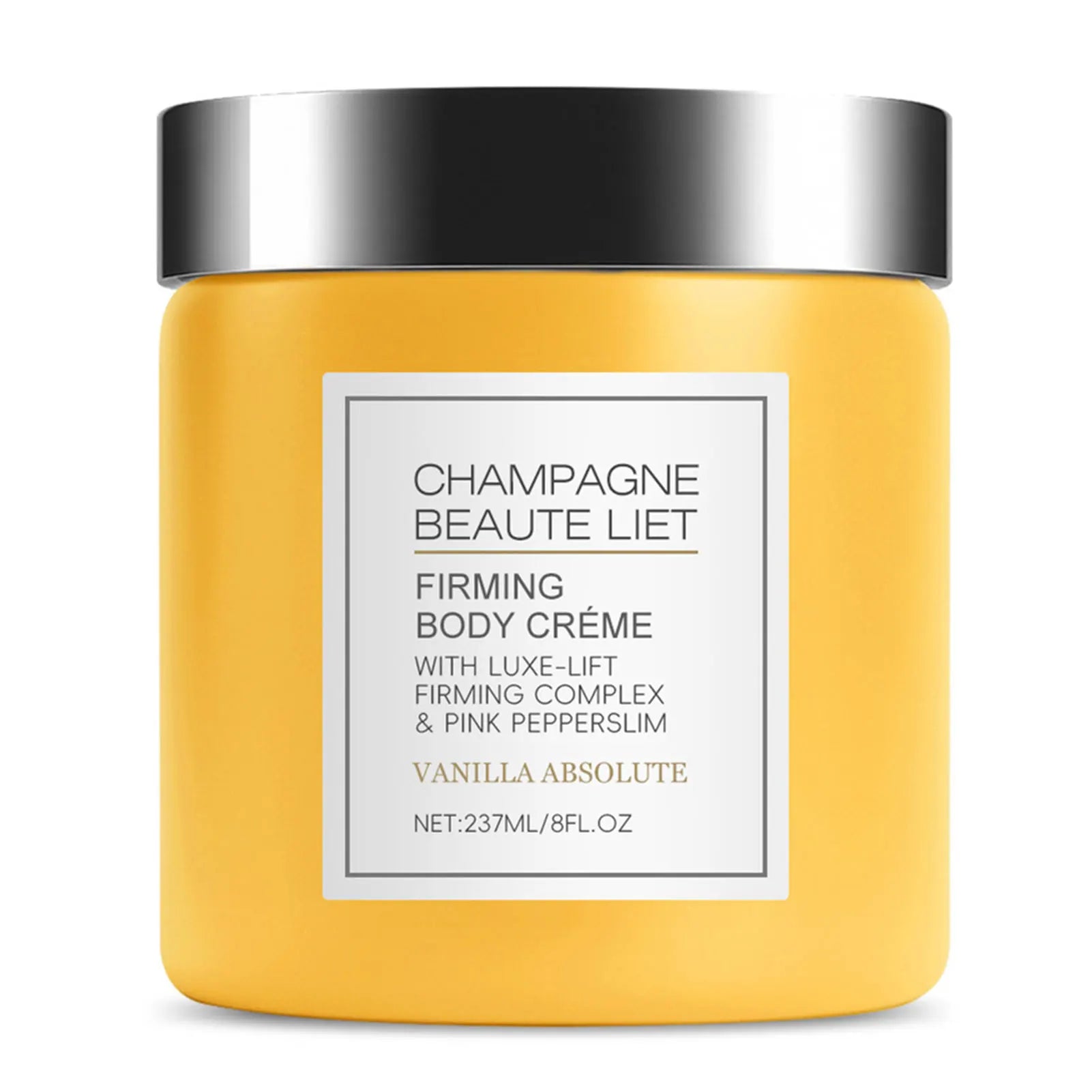 Crema Corporal Reafirmante con Champaña y Pepperslim Antiarrugas Hidratante para Hombres y Mujeres