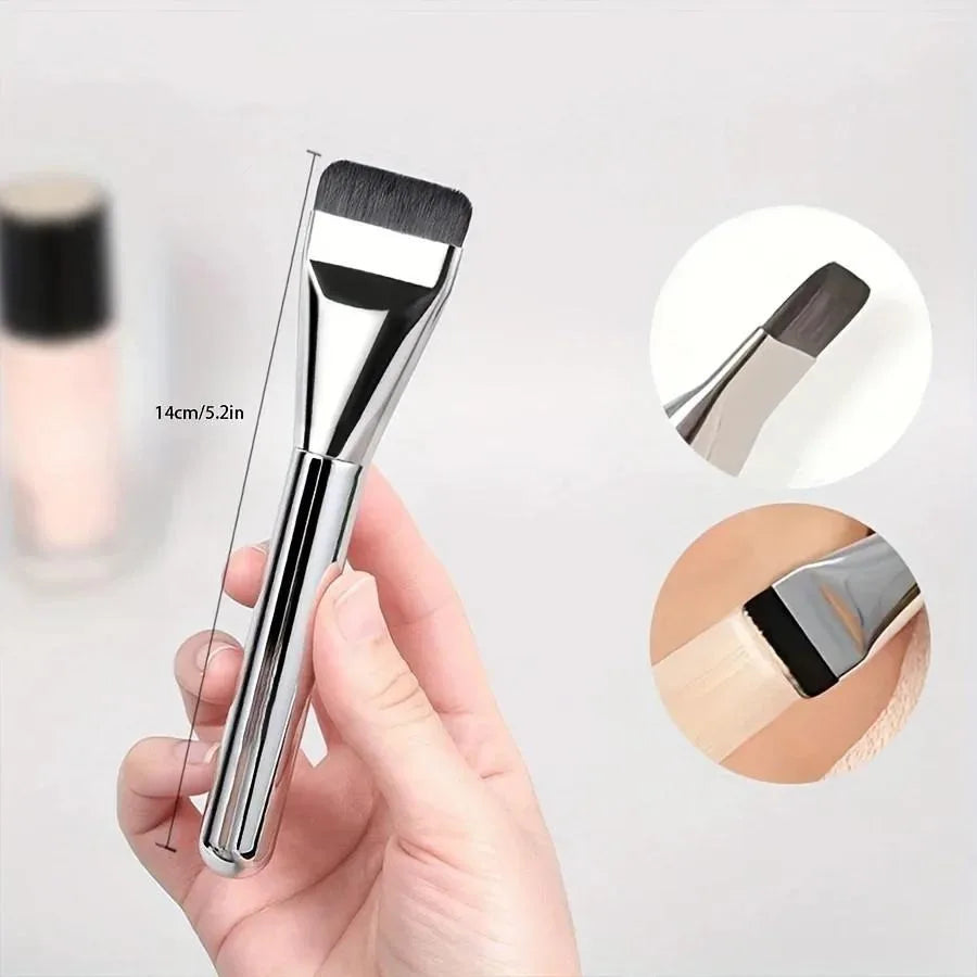 One-word foundation brush flat head base makeup brush concealer brush contour brush makeup tool brush student makeup tool