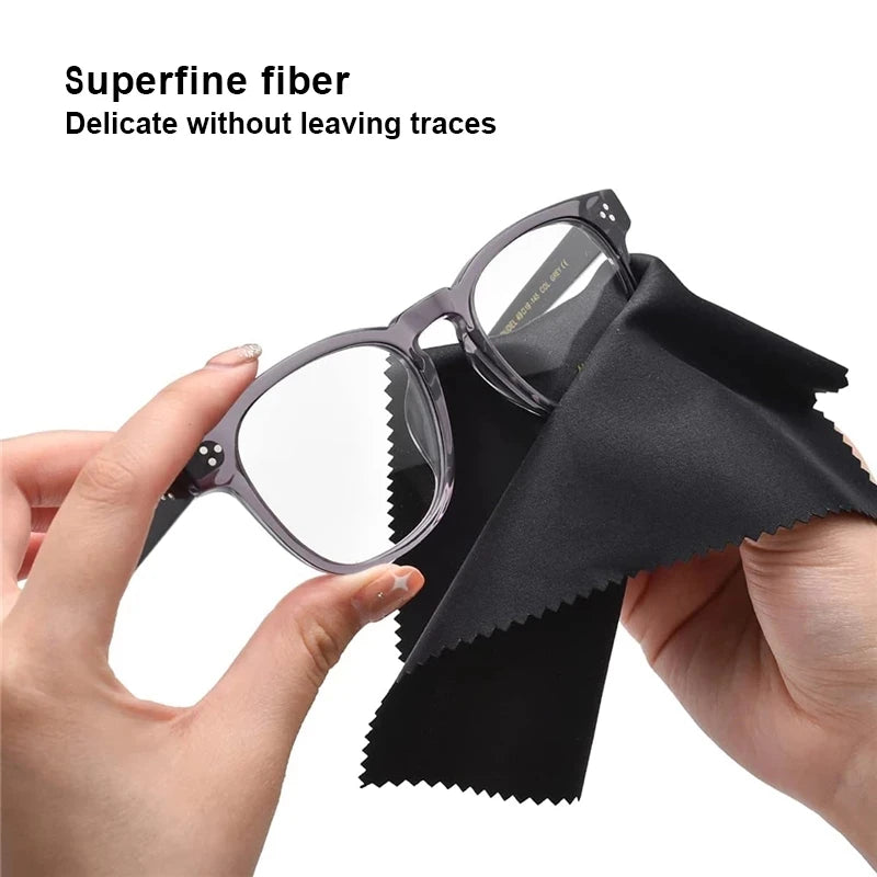 5/10 pcs/lot Glasses Cloth Microfiber Sunglasses Eyeglasses 15*15cm Glasses Eyewear Clean Lens Cloth Accessories