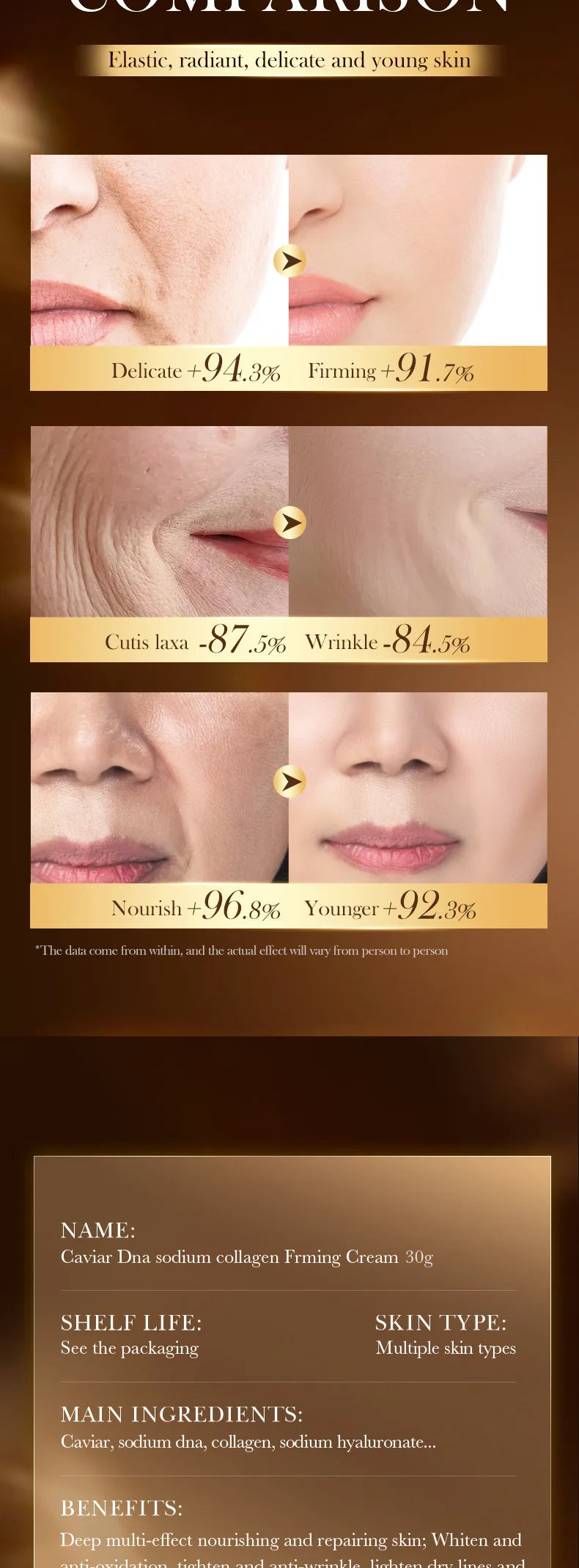 Hoygi Collagen Pearl Anti-Wrinkle Face Cream - Firming 30g